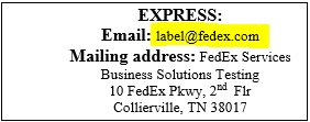 form fedex certification label rsis copies attach filled express along pdf